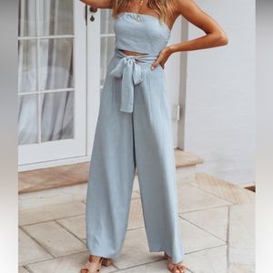 Pop Records jumpsuit Olive Green from Hello Molly. Never Worn.